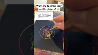 Want me to draw your profile picture? ✍️ #shorts