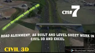 How To Prepare Leveling Control Report Road alignment,as built,Export data to Excel Autodesk. CH# 07