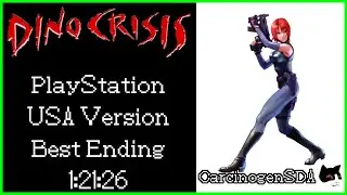 Dino Crisis (PSX) Speedrun - Best Ending (100%) - 