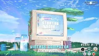 ⭐ Twitch Aesthetic Overlay Pack - Vintage - Download Link 2023