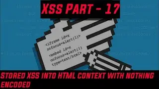 stored xss into html context with nothing encoded -  2021  || video Solutions