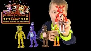 Игрушки 5 ночей с Фредди из Китая распаковка, FNAF unboxing video