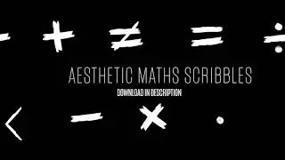 Free Animated Math Symbols | Free Green Screen Overlays