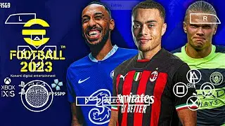 Efootball PES 2023 PPSSPP V3 Android Update Mk & Background Best Graphics