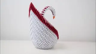 How to make 3d origami swan 2
