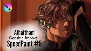 Alhacén (Alhaitam) - Genshin Impact (SpeedPaint#8 - lynezuke) 