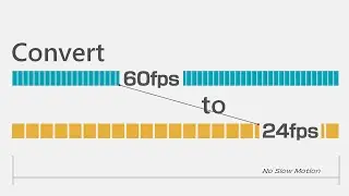How to Convert Videos from 60fps to 24fps?