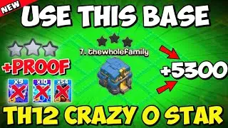 NEW TH12 WAR BASE LINK! 0 & 1 STAR DEFENSES! | Clash of Clans TH12 war base | TH12 war base 2020!