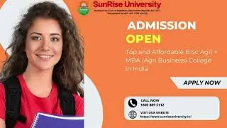 👨‍🎓 Top University for You in India 2024 !! Admission Open for✔ B.Sc Agri + MBA (Agri Business)