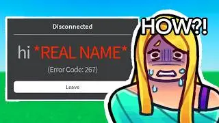 Scaring Robox Players With Fake Warnings.. (Again)