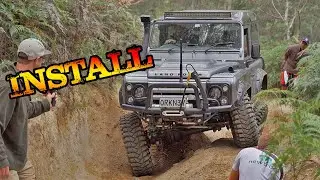 Land Rover SUSPENSION install - 14" Radflo shocks