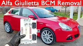 How to Remove Body Control Module On Alfa Romeo Giulietta, BCM Removal