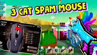 3 CAT SPAM НА МЫШКЕ БЕЗ КОЛЕСА [Pixel Gun 3D: PC EDITION]