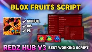 Best Blox Fruits Script *NO BAN* Redz Hub V3 | Auto TTK, Auto CDK, Auto Soul Guitar, Auto Trial V4