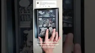 Onyx Boox Tab Ultra C : Demo with Perfect Viewer App for viewing scanned comics