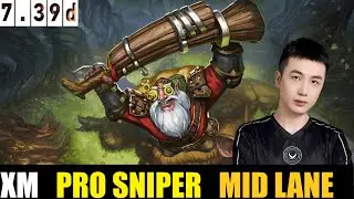 🤯 XM [SNIPER] MID 7.39D- DOTA 2 HIGHEST MMR MATCH 