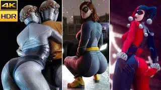 Twin Robot Girls Vs Batgirl & Harley Quinn - Who's Thicker? ( Thicc Cakes! ) - Atomic Heart & Gotham