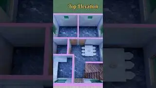 3D Top Elevation home design#home #top #modren #exterior #trendingshorts #viralhouse #shorts #3D#art