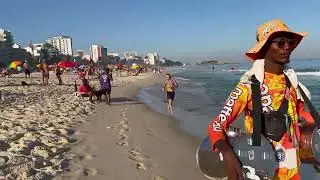4K | ⛱️ LIVE 🔥 2000 GIRL IN LEBLON BEACH 😍 RIO DE JANEIRO 2024 👙 TOP COASTAL VIEWS