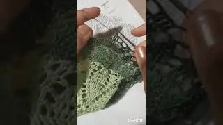 5 часть. Ажурная салфетка крючком "Изумрудное кружево".