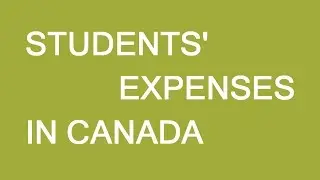 Students' expenses in Canada