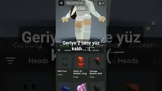 Roblox neredeyse tüm bedava yüzleri kaldırdı... #roblox #shorts