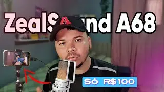 Melhor MICROFONE Barato do ALIEXPRESS { ZealSound  A68 }