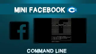 Mini Facebook | Command Line Interface | with source code | C++