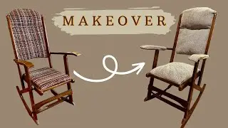 Revamping an old rocking chair! // Furniture Restoration Project