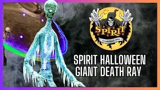 Spirit Halloween 2024 Animatronic GIANT DEATH RAY 🎃 BACKSTORY
