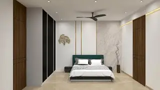 Stylish bedroom interior design | Sketchup Vray 5 Interior | Pixologic interior