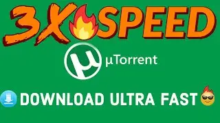 HOW TO INCREASE your torrent Download speed 3X TIMES  in TAMIL (தமிழ் * Video)
