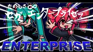 🎤 ENTERPRISE V3 BUT MIKU & TETO SINGS IT | VS. SONIC.EXE RERUN (FNF COVER) 🎤