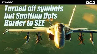 Spotting Dots in VR are harder to see? #DCS #F18