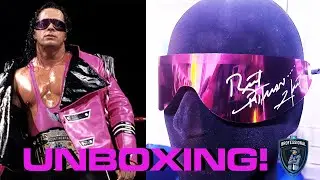 🔥🔥 Bret "Hitman" Hart, AUTOGRAPHED Wraparound Glasses UNBOXING!!