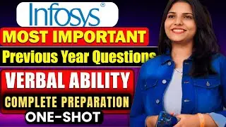 Infosys System Engineer Previous Year Questions | Infosys Verbal Ability Preparation | Infosys 2026