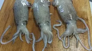 como limpio los calamares