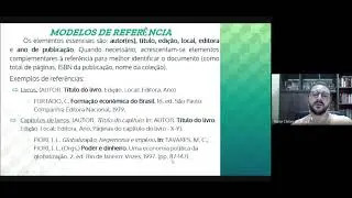 TCC - Normas da ABNT: elaboração de Citações e Referências