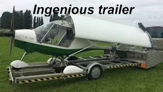 Ingenious trailer for airplanes by Hugo Ingels