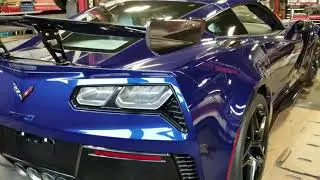 2019 Corvette ZR1 Admiral Blue Metallic. 755 HP