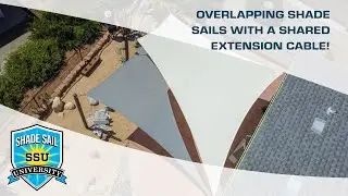 Overlapping Shazeebo Shade Sails | Backyard Project