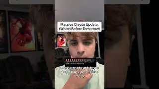 Massive Crypto Update…. (Watch Before Tomorrow)