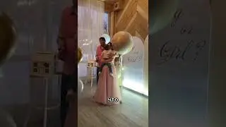 Трогательный вариант, как узнать пол будущего ребенка на  #гендерпати #мальчикилидевочка #свадьба