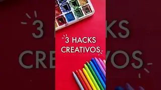 3 hacks creativos que tienes que probar 👌🎨😍 | #shorts #art #arte #arthacks #arttips