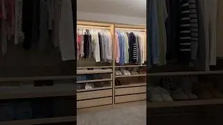 fill my wardrobe with me! 👖🤍 #asmr #satisfying #roommakeover #ikea #organization #aesthetic