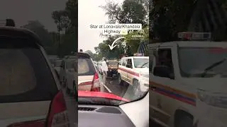 Laato ke bhoot baaton se nahi maante 🤷🏻‍♂️ #khandalaghat #lonavala #traffic