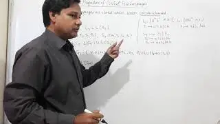 Closure Properties of Context Free Languages1