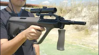 Steyr AUG 9mm (AUG A1 Special Receiver) | Static Shooting