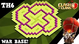 Epic Town hall 6 (Th6) War Base With Copy Link | Th6 Base With Link 2020!