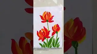 Super Art 😱 One stroke painting ✨😍 #bmartcreations #shorts #youtubeshorts #song #art #creative #diy